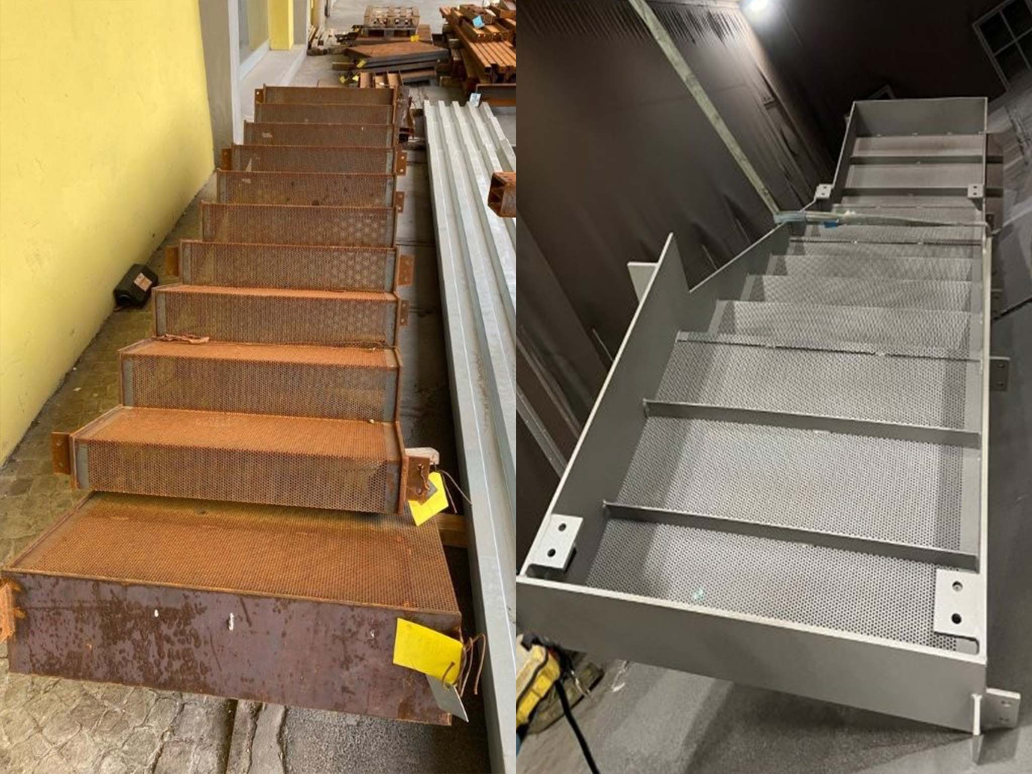 Sabbiatura Scala In Ferro